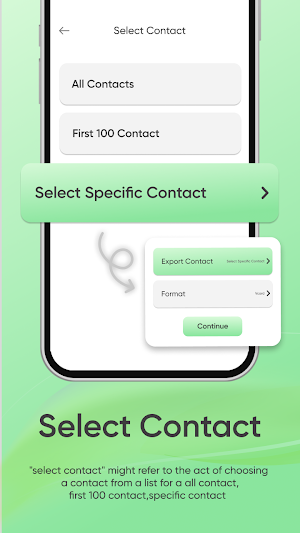 Export Contact to EXL Screenshot 1