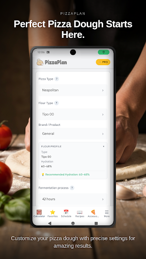 PizzaPlan – Dough Calculator Screenshot 0