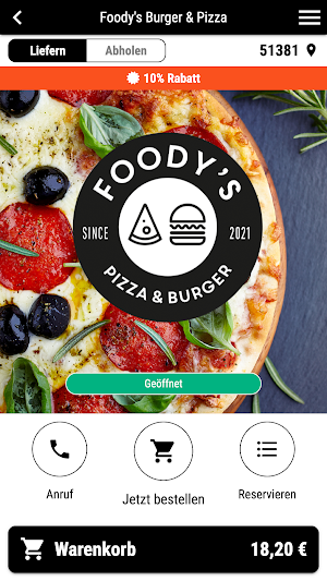 Foody's Burger & Pizza Screenshot 0