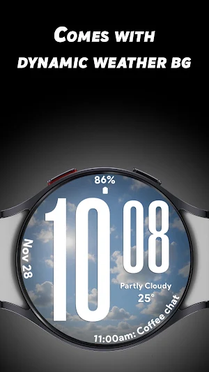 Ultra Weather - Watch face Screenshot 1
