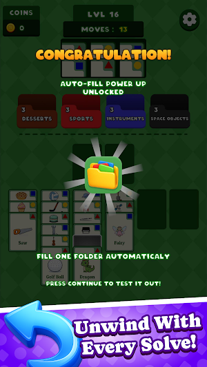 Topic Sort Solitaire Screenshot 1