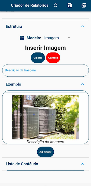 Criador de Relatórios Screenshot 0