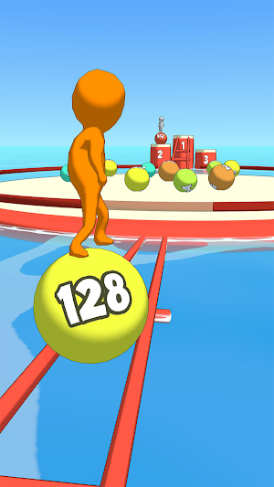 Bridge Race 3D : Party Ball Screenshot 1