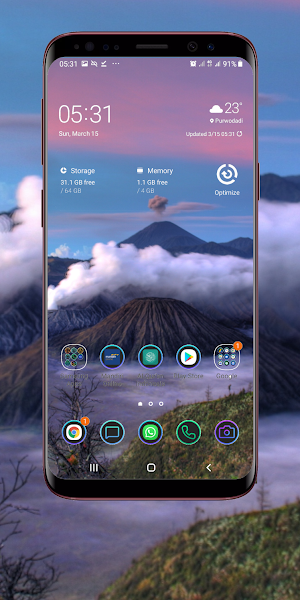 Volcano Wallpaper Screenshot 2