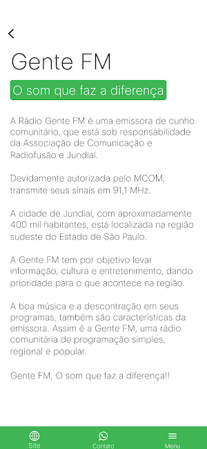 Gente FM - Jundiaí SP Screenshot 1