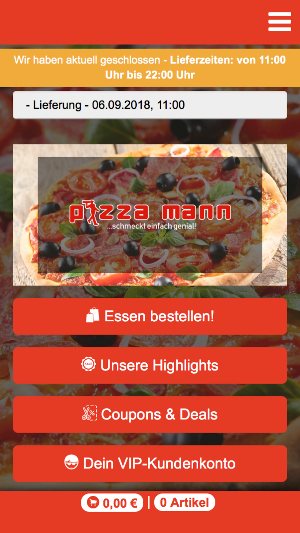 Pizza Mann Düsseldorf Screenshot 0
