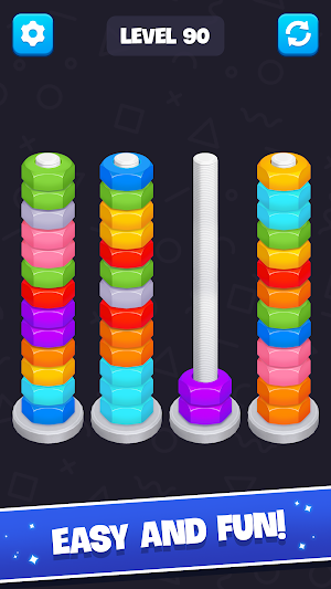 Nut Sort: Color Game Screenshot 0
