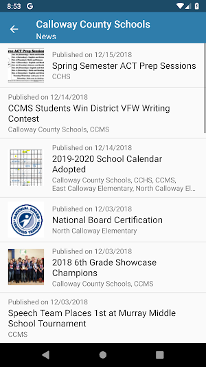 Calloway County Schools Screenshot 1