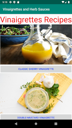 Vinaigrettes and Herbs Screenshot 2
