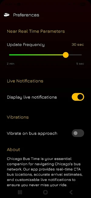 CTA Bus Chicago Screenshot 3