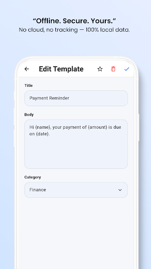 Temply: Quick Text Templates Screenshot 2