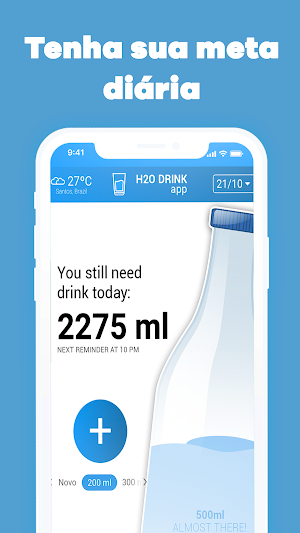 Beber Agua - Alerta, Lembrete  Screenshot 2