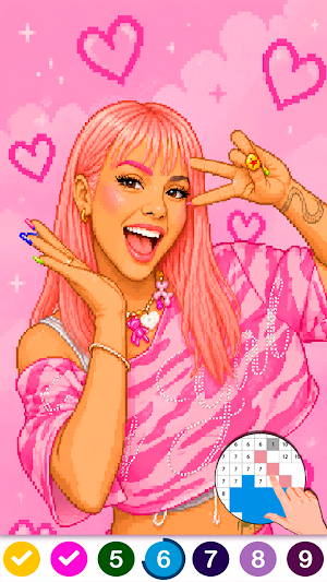 Señorita Influencer Colorear Screenshot 0