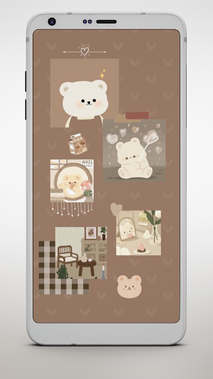 Cute Bear Cartoon Wallpapers Screenshot 1