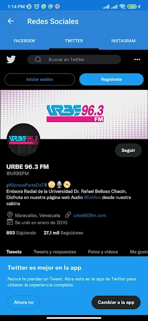URBE 96.3 FM Screenshot 3