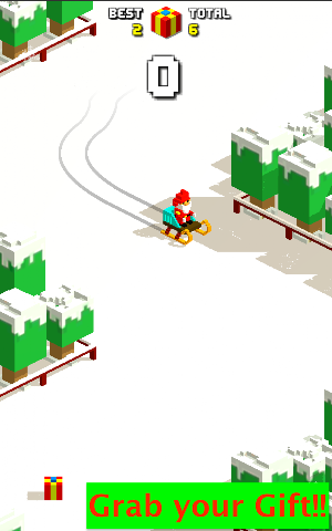 Christmas Santa Run:Winter Holiday Game Screenshot 1