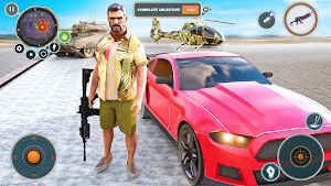 Real Miami Gangster Crime Simulator: Shooting Game Screenshot 0