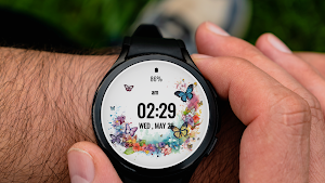 Spring Butterfly Watch Face Screenshot 0