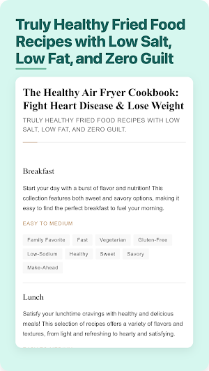 Healthy Air Fryer Kitchen Screenshot 1