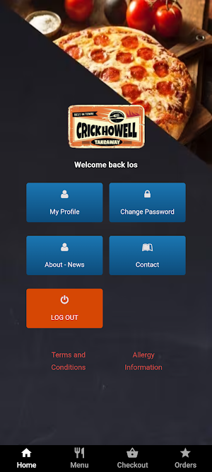 CrickHowell Takeaway Screenshot 1
