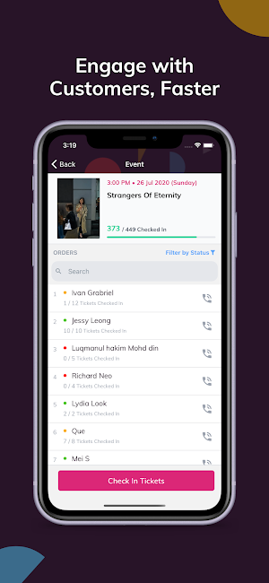 CloudTix Organiser Screenshot 2
