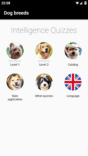 Dog breeds - Photo Quiz Screenshot 0