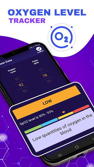 Pulse Oxygen Level Tracker App Screenshot 2
