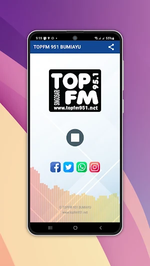 TOPFM 951 BUMIAYU Screenshot 1
