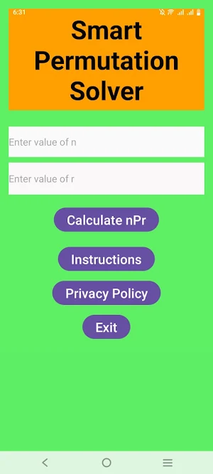 Smart Permutation Solver Screenshot 0