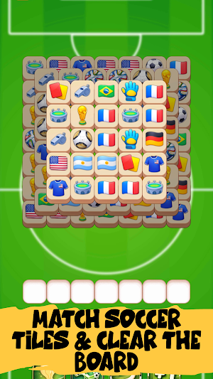 Soccer Tile Match Puzzle Screenshot 1