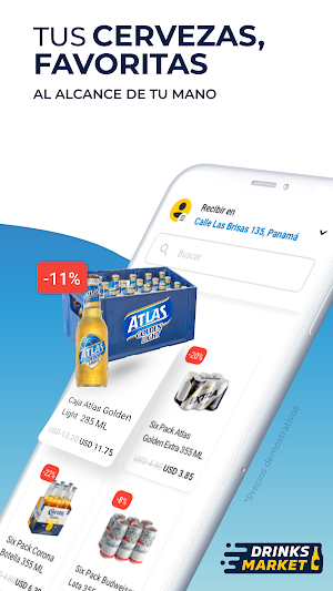 Drinks Market Screenshot 1