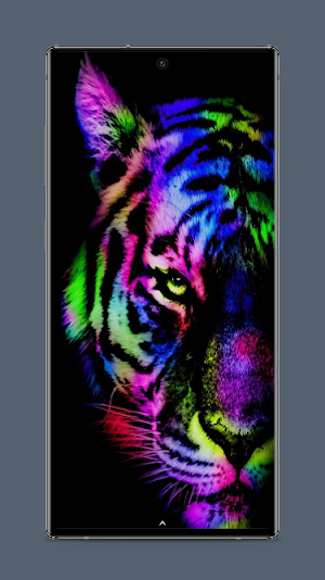 Neon Tiger Wallpaper Screenshot 2