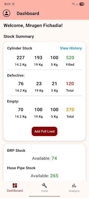 Smart Gas Distribution Screenshot 1