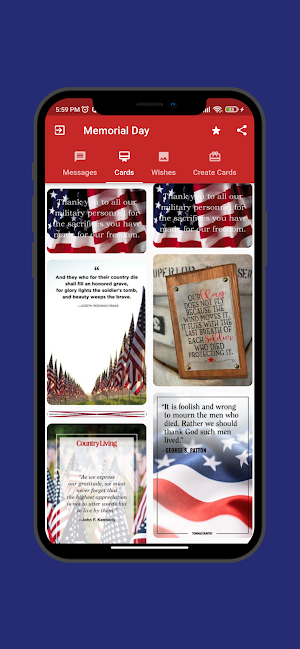 Memorial Day Wishes Screenshot 0