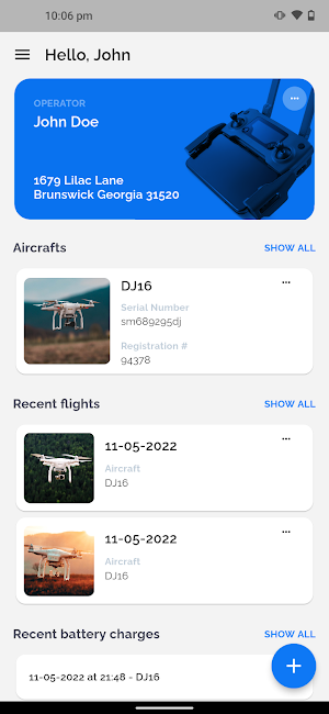 Garuda UAV Logs Screenshot 1