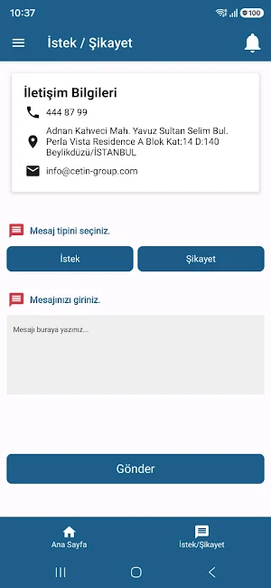 Çetin Group Taşımacılık Screenshot 2