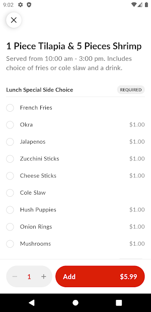 Hook Fish & Chicken To Go Screenshot 3