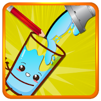 Happy Water Glass – Draw and F