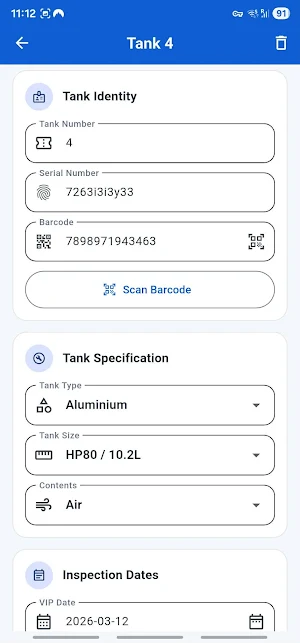 TRGS Application Screenshot 2