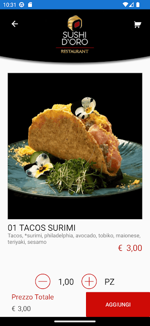 Sushi D'Oro Vittoria Screenshot 2