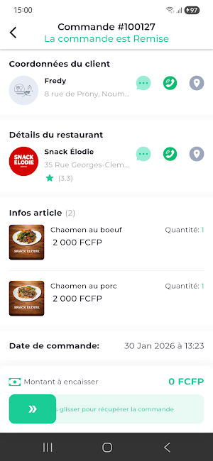 Liv'eats (livraison) Screenshot 1