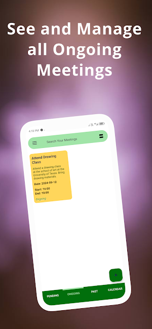 Meeting Reminder Screenshot 2
