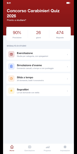 Concorso Carabinieri Quiz 2026 Screenshot 0