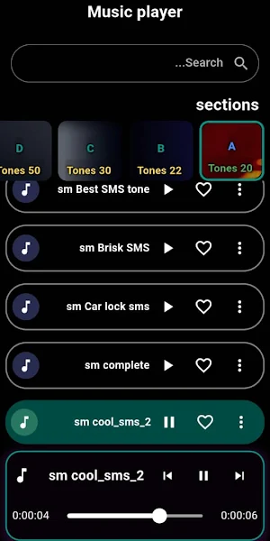 Phone notification tones Screenshot 1
