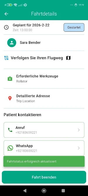 Samir fahrdienst Screenshot 1