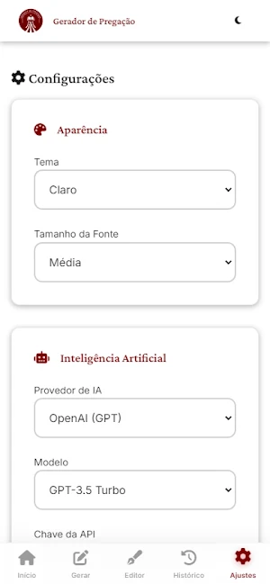 Gerador de Pregação Screenshot 0