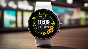 Sunflowers Watch Face Screenshot 0