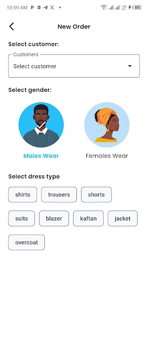 Tailor Suite Screenshot 2