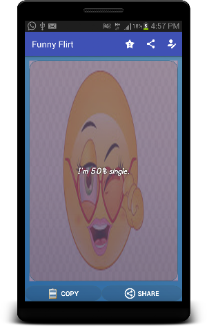 Funny Flirt Status Collection Screenshot 1