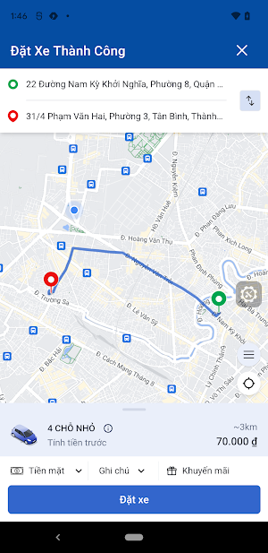 Taxi Thành Công Screenshot 1